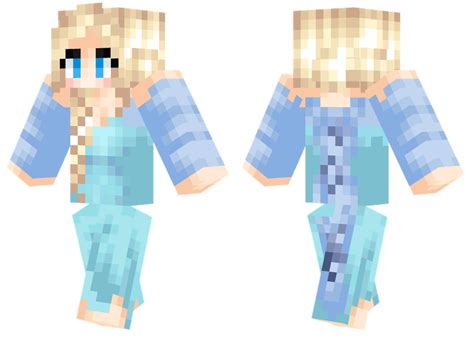 elsa skin in minecraft